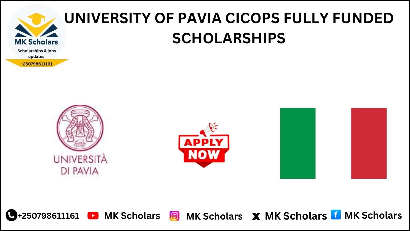 UNIVERSITY OF PAVIA CICOPS FULLY FUNDED SCHOLARSHIPS